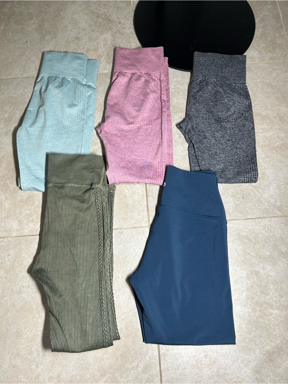 athletic leggings Seamless Active - Pink, Blue, Gray, Mint, Olive, Navy